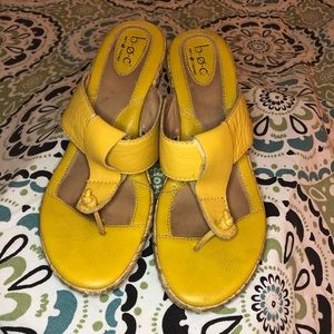 B.O.C. Sunshine on your feet! Yellow sandals
